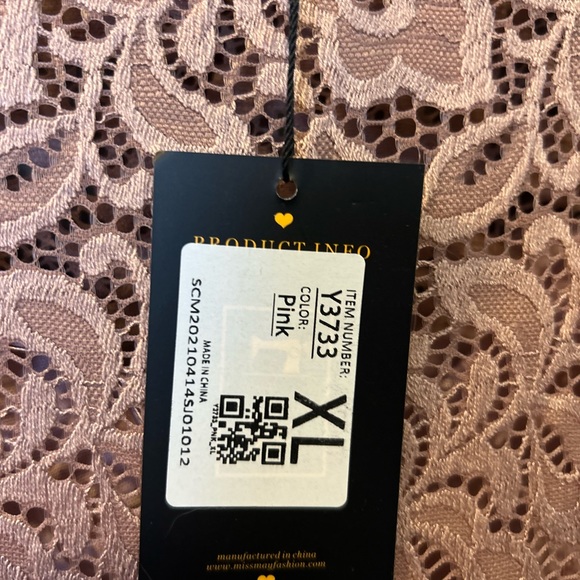 MISSMNY Lace Dress with lining NWT - Picture 5 of 6